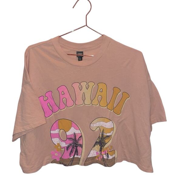 Wild fable Hawaii oversized cropped top size medium - Picture 1 of 4
